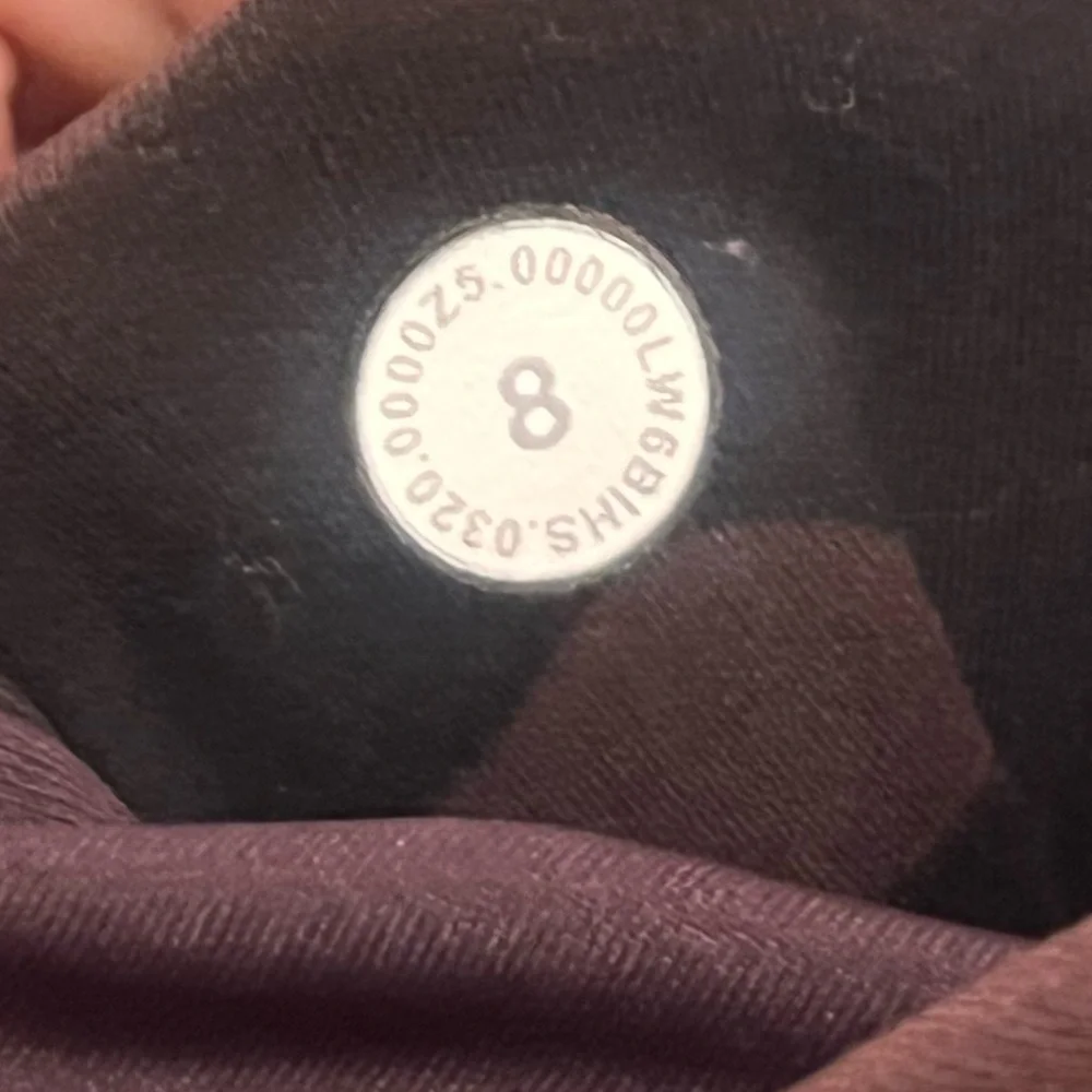 🍋 LIKE NEW Lululemon Invigorate HR Crop 23" - Camo Brown Earth Multi - Sz 8 - Picture 5 of 16